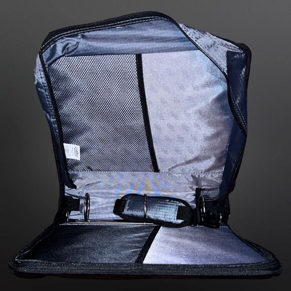 NEW Case-it The Universal 2-inch 3-Ring Zipper Binder Holds 13" Laptop w/Strap - Picture 2 of 6